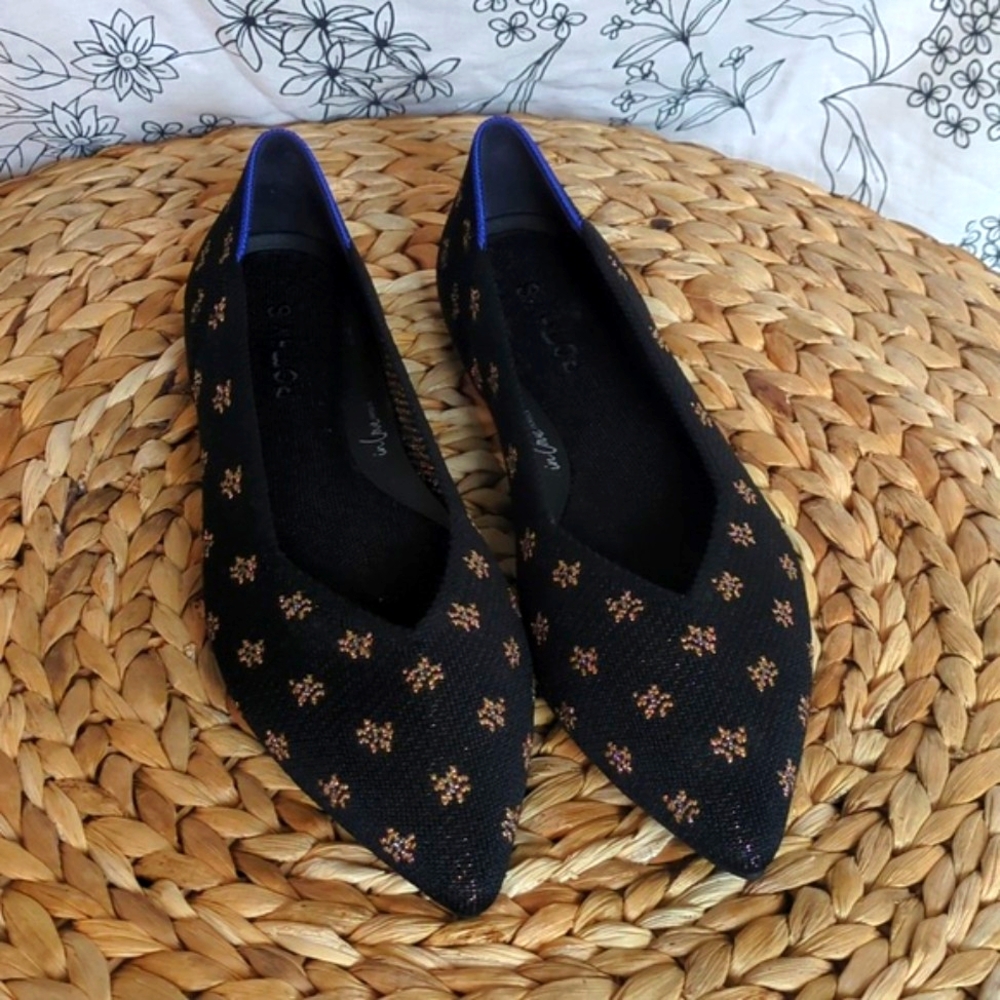 NIB Rothys The Point II Daisy Sparkle - Picture 5 of 14